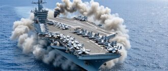 Иран заявил о повреждении авианосца «Авраам Линкольн» США фото